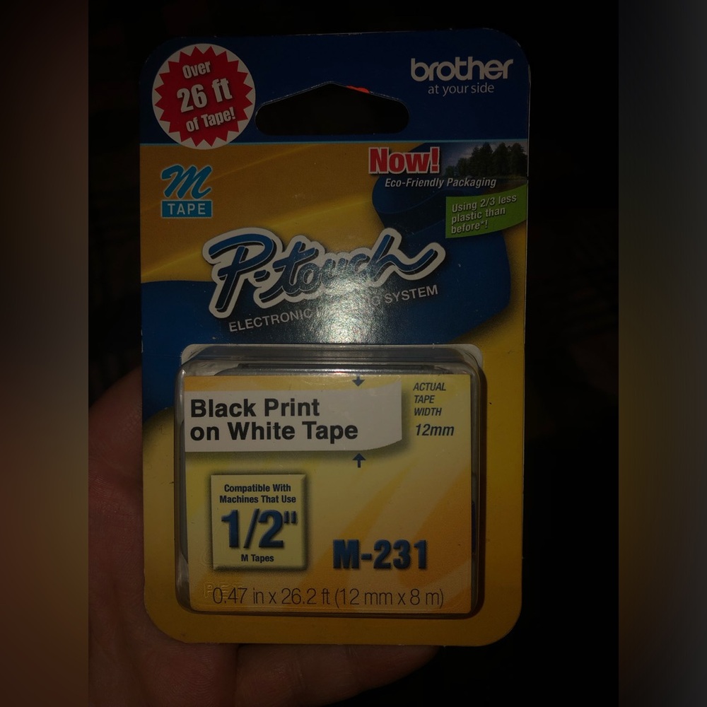 Brother P-touch M-231 Label Tape
